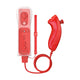 Thredo Remote Controller + Nunchuk voor Nintendo Wii / Wii U (Motion Plus) - Rood