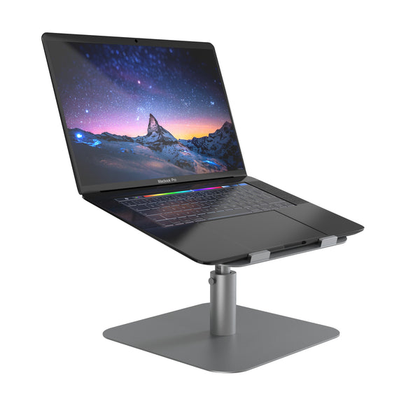 Thredo Aluminium Laptop Standaard/Houder - Verstelbaar en Draaibaar - Macbook / Laptop 10-17 Inch