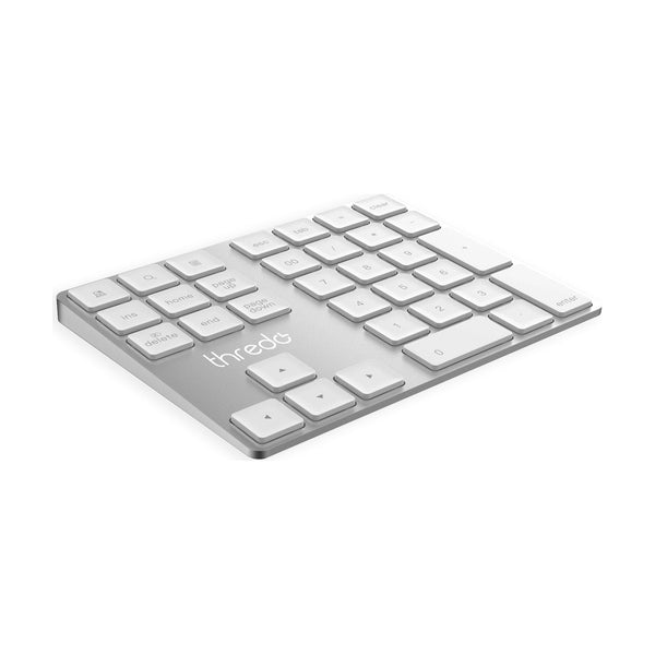 Thredo Bluetooth Numeriek Keypad - Zilver Aluminium