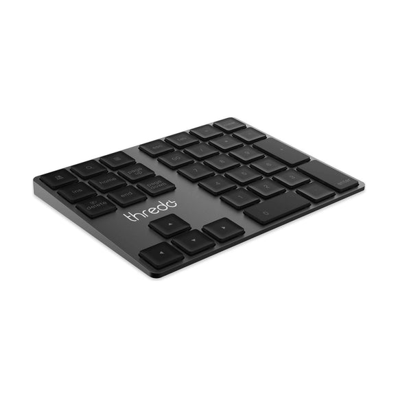 Thredo Bluetooth Numeriek Keypad - Zwart Aluminium