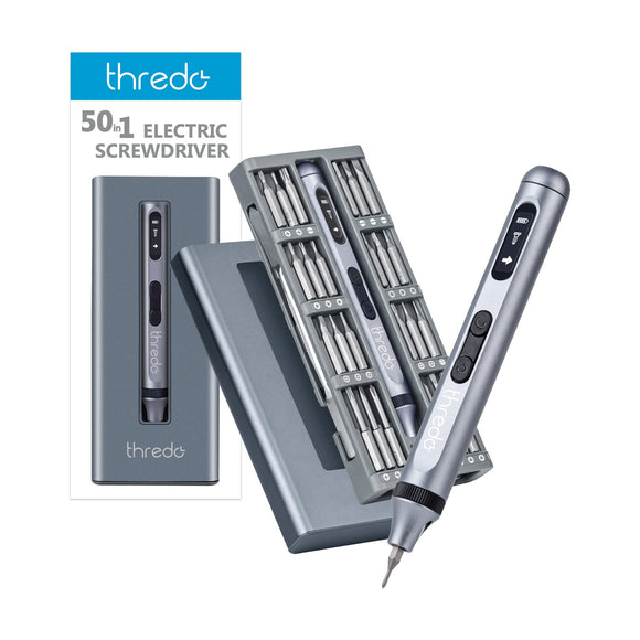 Thredo 50-in-1 Elektrische Schroevendraaier Set - Professionele Precisie Toolkit voor Reparaties